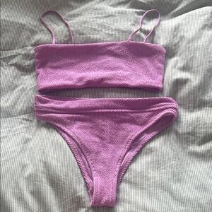 Billabong High waisted crinkle bikini